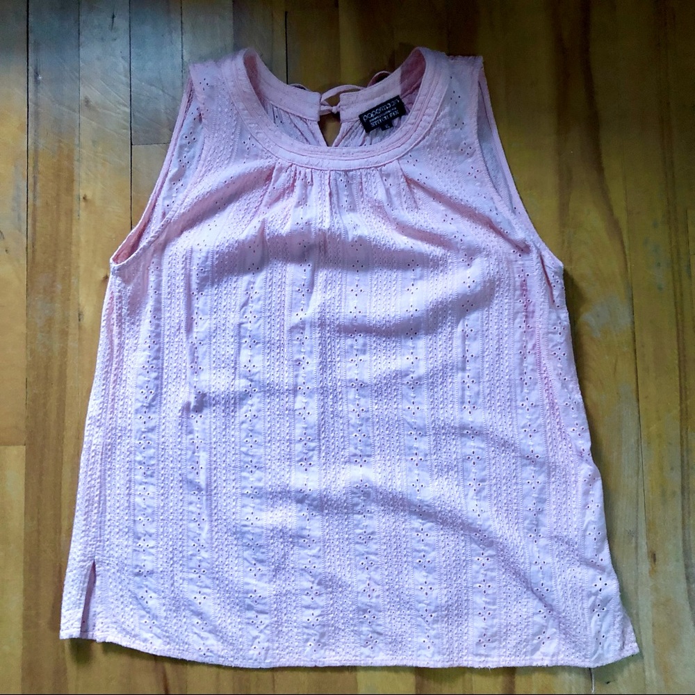 Papermoon (for StitchFix) eyelet lace cotton tank